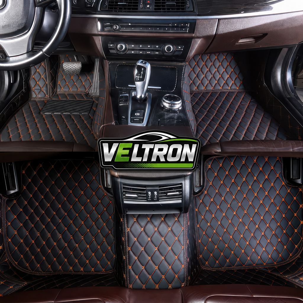 Black & Orange Car Mats
