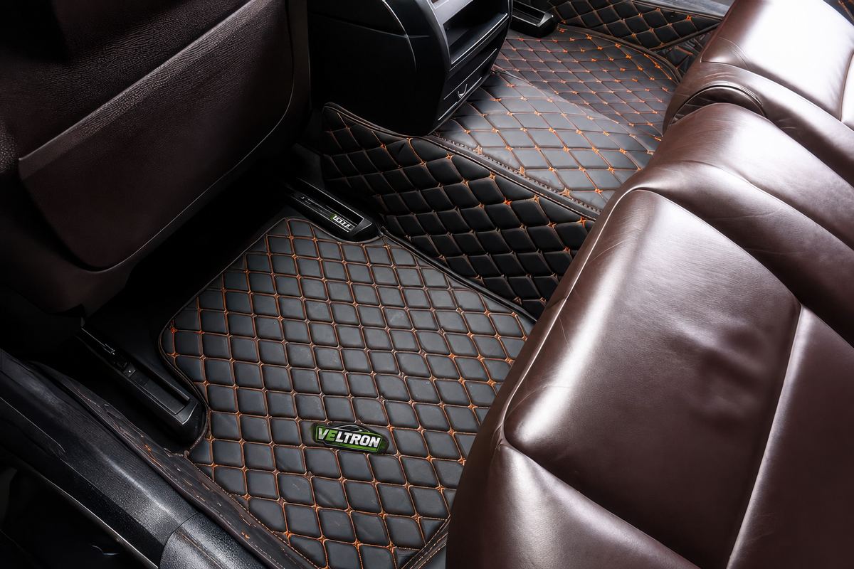 Black & Orange Car Mats