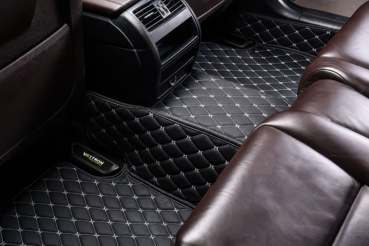 Black & White Car Mats