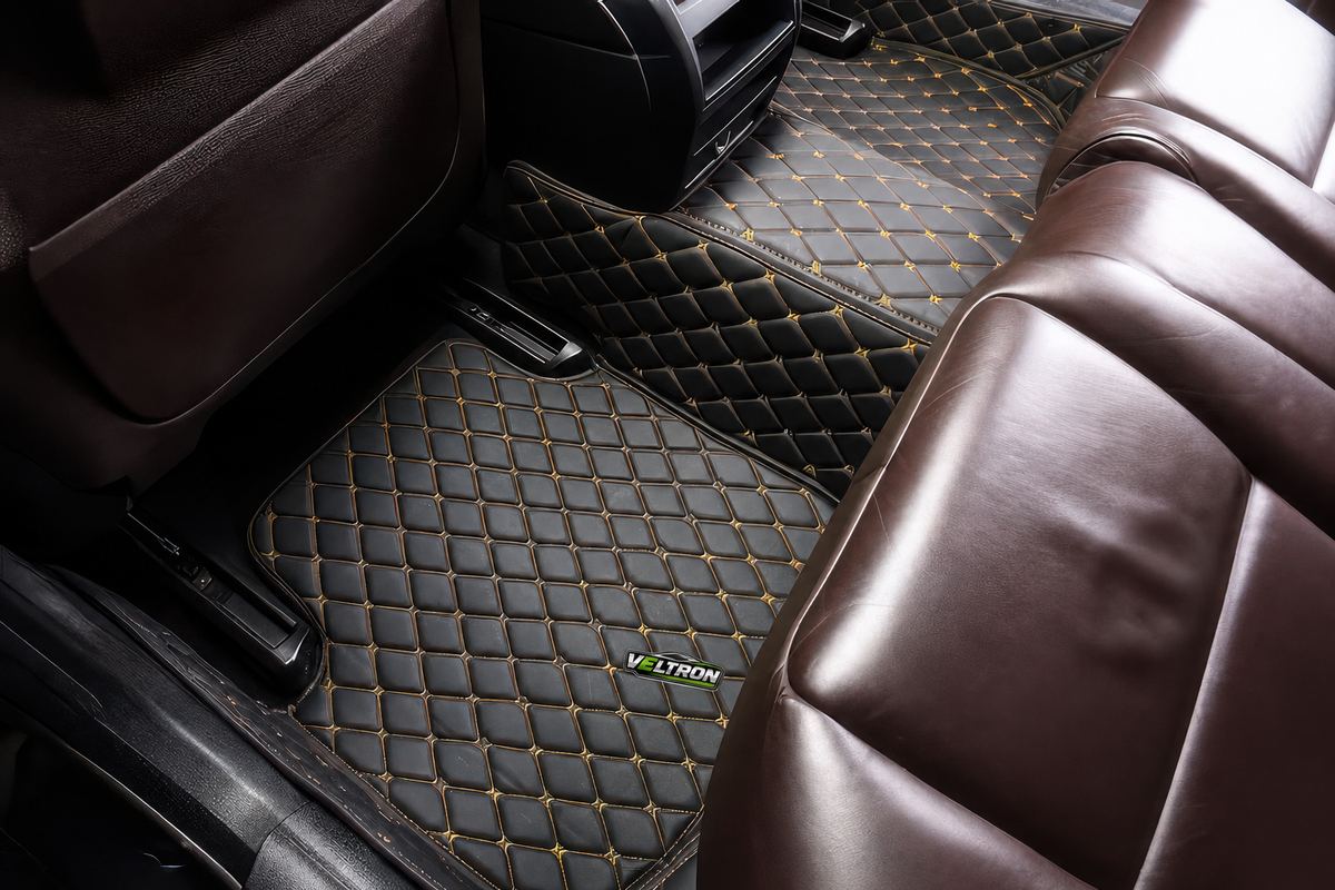 Black & Yellow Car Mats