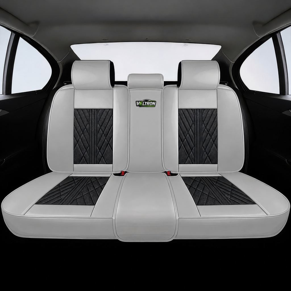 Gray & Black Car Seat Covers