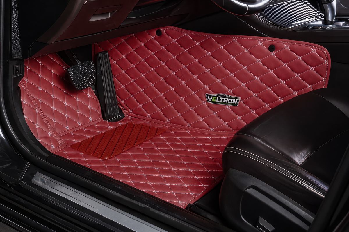Wine Red Car Mats