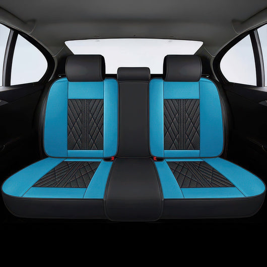 Black & Blue Car Seat Covers