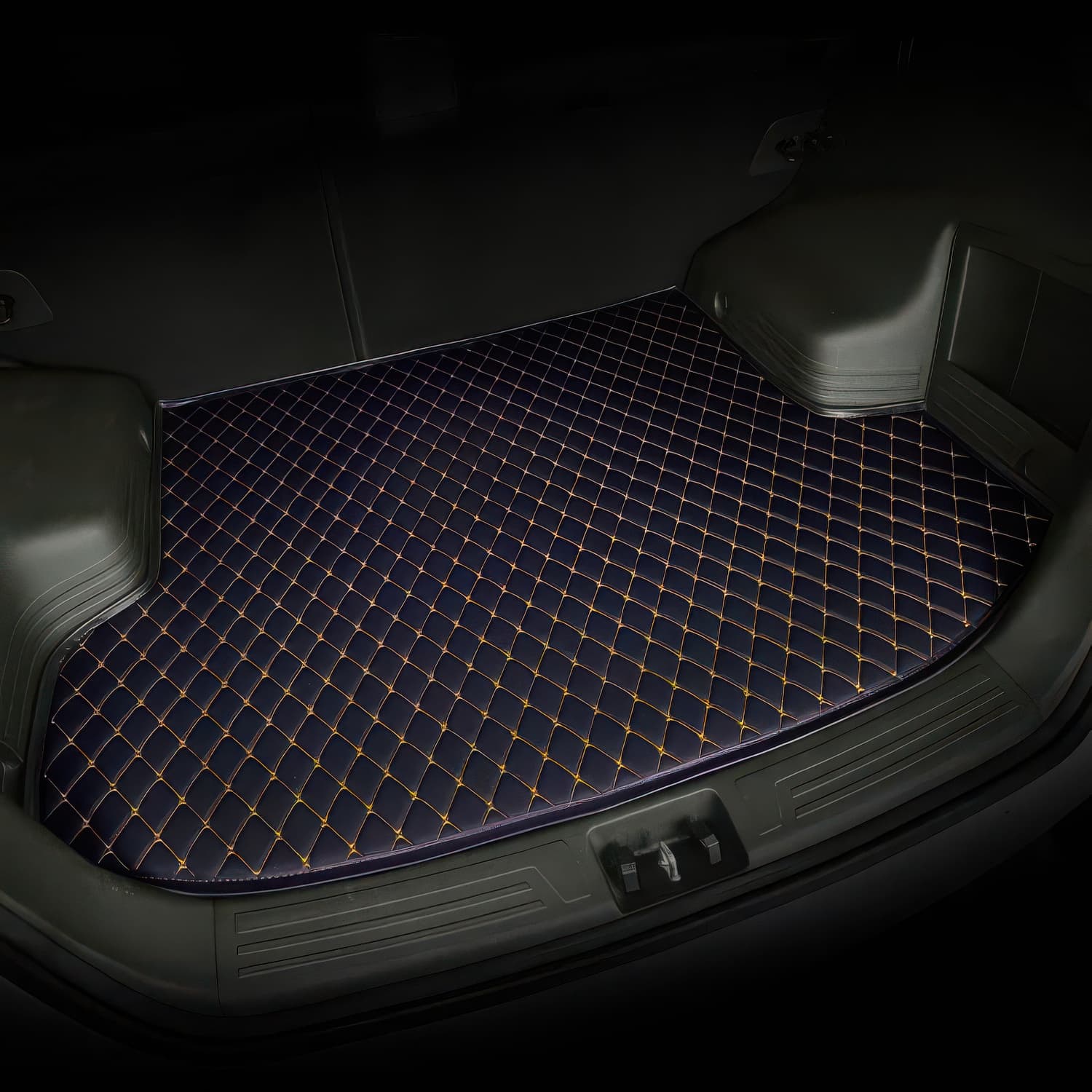 Black & Orange Car Boot Liners