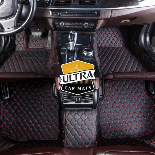 Black & Red Car Mats