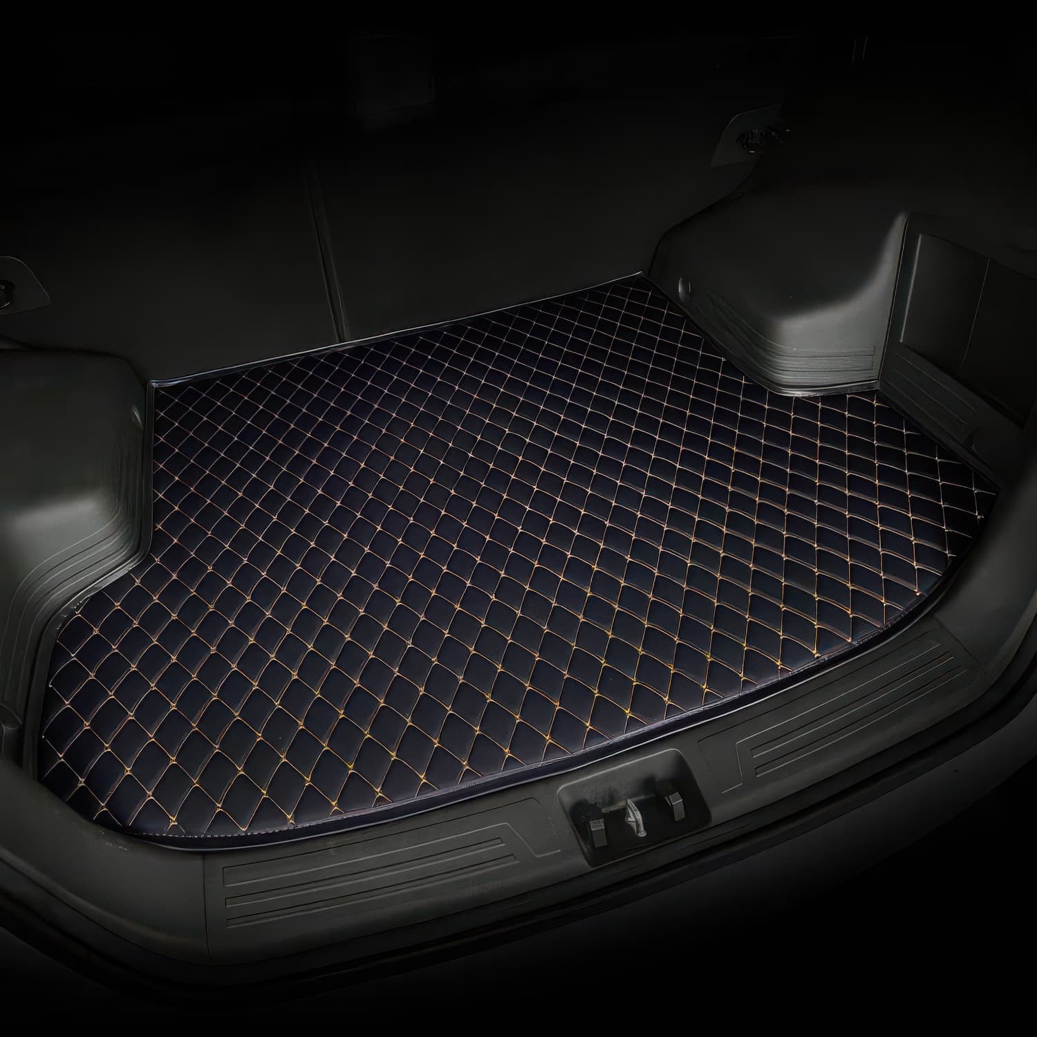 Black & Yellow Car Boot Liners