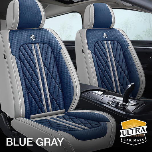Blue & Gray Car Seat Covers