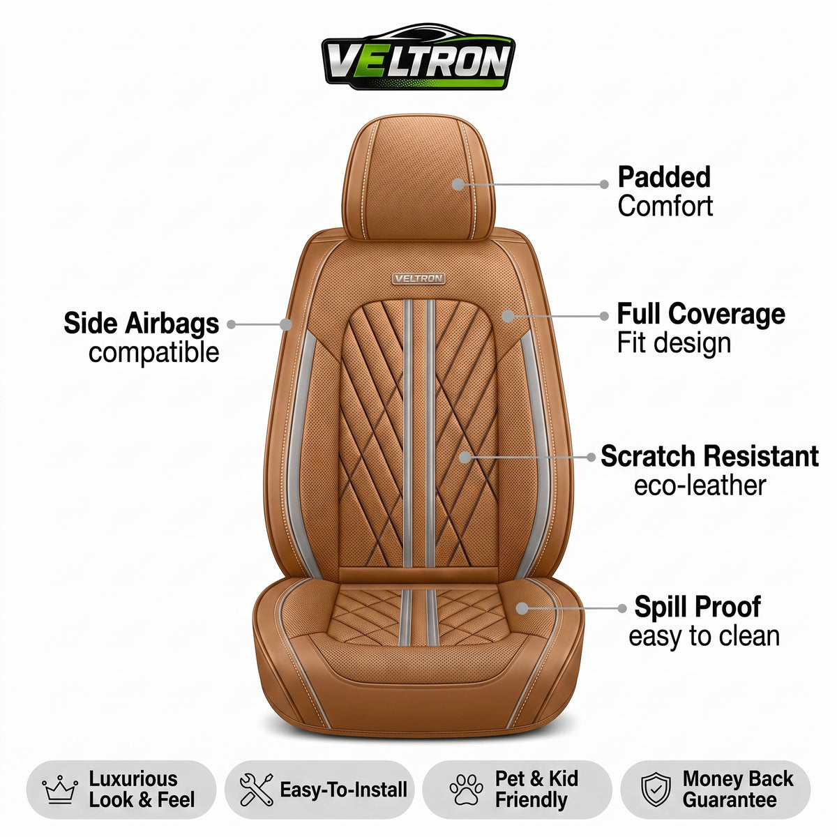 Brown Car Seat Covers