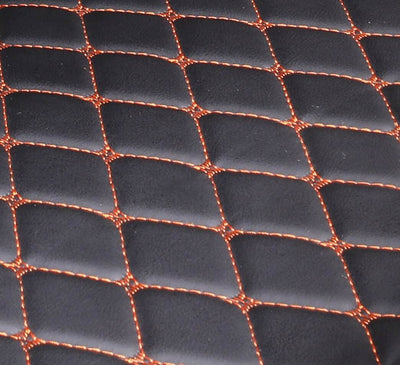 Black & Orange Car Boot Liners