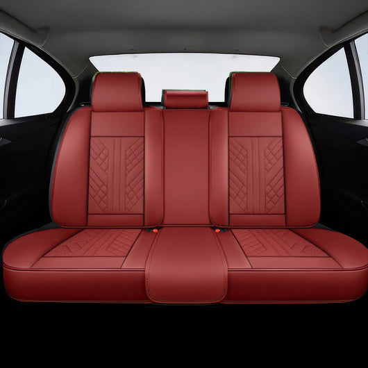 Wine Red Car Seat Covers