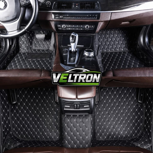 Black & Beige Car Mats
