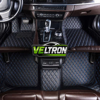 Black & Blue Car Mats