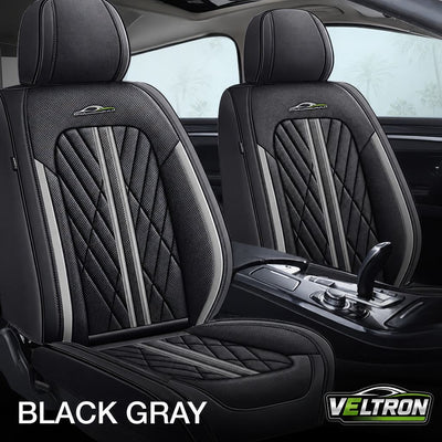 Black & Gray Car Seat Covers