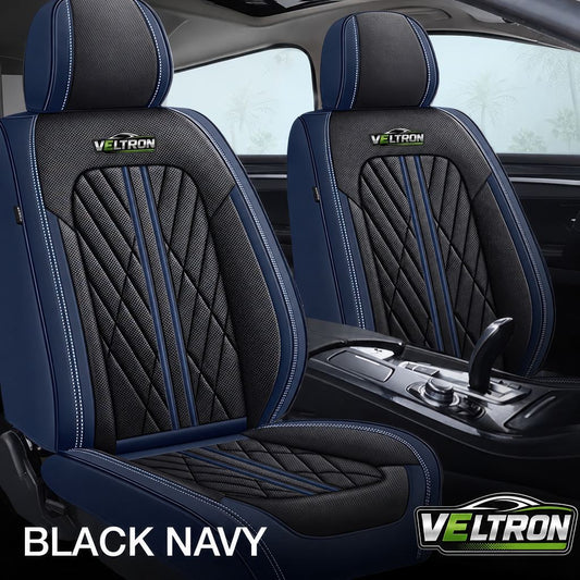 Black & Navy Car Seat Covers