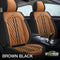 Brown & Black Car Seat Covers