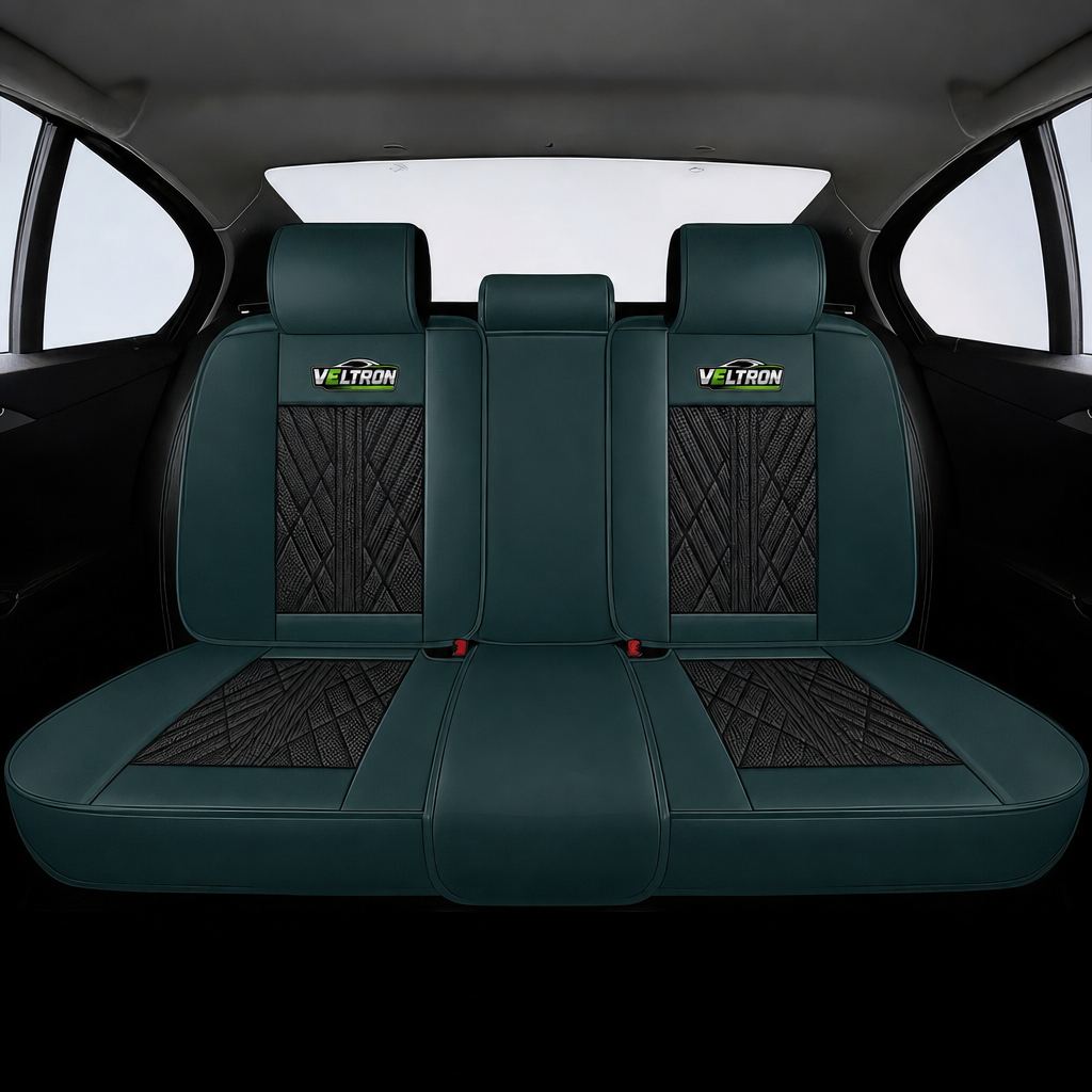 Green & Black Car Seat Covers