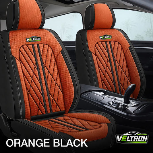 Orange & Black Car Seat Covers